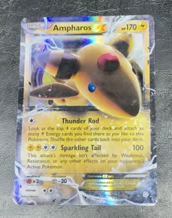 Ampharos EX 27/98 Ancient Origins Ultra Rare Holo Pokemon Card - Image 1