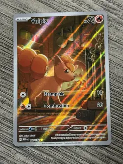 Vulpix Holo Mega Evolution 138/132 IR Pokemon - Image 1