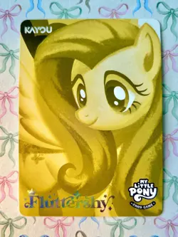 Fluttershy SD01-RR02 My Little Pony Card Game Kayou First Edition NM - Image 2