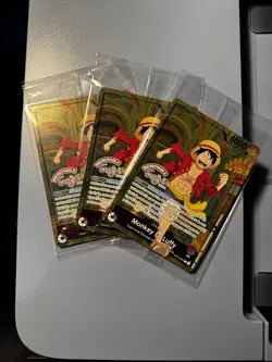 Monkey D Luffy Op13-001 X Musee Grevin One Piece Card French Exclusive Promo - Image 1