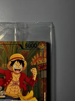 Monkey D Luffy Op13-001 X Musee Grevin One Piece Card French Exclusive Promo - Image 5