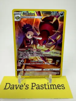 Ariados TG09/TG30 Brilliant Stars Trainer Gallery Sword & Shield Pokemon Card P4 - Image 1