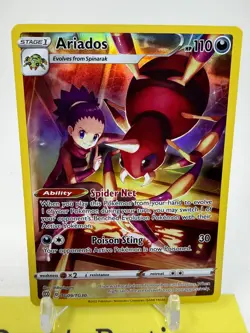 Ariados TG09/TG30 Brilliant Stars Trainer Gallery Sword & Shield Pokemon Card P4 - Image 2