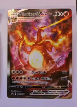 Pokemon TCG Charizard VMAX SWSH261 Black Star Promos Holo Card NM Condition - Image 1