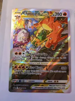 Pokemon TCG Charizard VSTAR Sword & Shield Promo Holo Card SWSH262 280 HP - Image 1