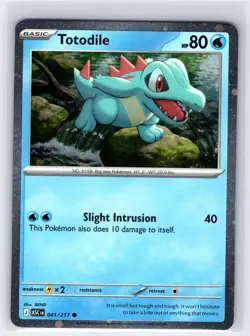 Totodile (Cosmos Holo) 041/217 Pokemon Miscellaneous Cards NM/M Holo - Image 1
