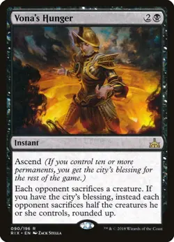 Vona's Hunger Rivals of Ixalan Regular - Image 1