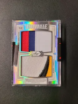 2021 Leaf Superlative Trouvaille Ovechkin/Gretzky/Howe/Lemieux Thick Patch #1/2 - Image 4