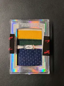 2021 Leaf Superlative Trouvaille Ovechkin/Gretzky/Howe/Lemieux Thick Patch #1/2 - Image 5