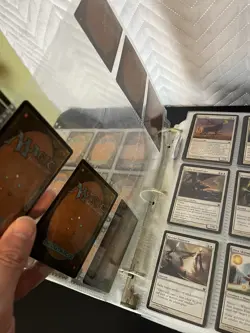 Vintage Magic The Gathering Trading Card Miscellaneous Collection Binder Various - Image 4