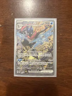 Pokemon TCG Greninja EX 132 Scarlet & Violet Promo Holo Card NM/M Condition - Image 1