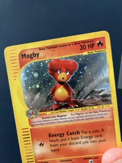Magby Holo 17/165 Expedition Pokemon Card Excellent Condition - Image 2