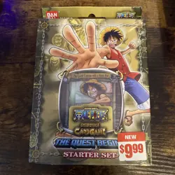 ONE PIECE CCG The Quest Begins Starter Set Card Game Deck Ban Dai Anime 2005 new - Image 1