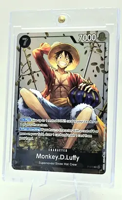 One Piece CCG Monkey.D.Luffy P-075 Tin Pack Promo Card - Image 2