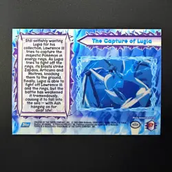 The Capture of Lugia Rainbow Foil #57 Pokemon 2000 Topps Movie Edition - Image 2