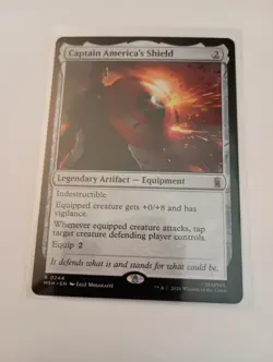 MTG Magic Captain America's Shield 0244 Marvel Super Heroes - Image 1