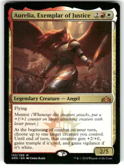 Guilds of Ravnica #153 Aurelia, Exemplar of Justice - Image 1