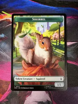 MTG Magic The Gathering Galactus 0008 Squirrel 0014 MSH - Token - Regular - Image 2