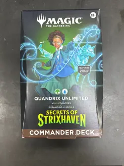 Magic: The Gathering Quandrix Unlimited Commander Deck Secrets of Strixhaven - Image 1