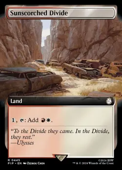 Fallout: Magic The Gathering - Sunscorched Divide (Extended Art) - Image 1