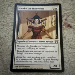 1x Masako the Humorless Magic the Gathering MTG LP x1 - Image 1