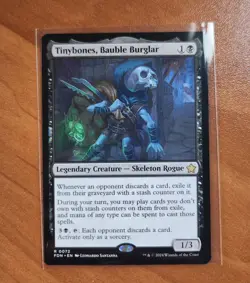 Magic MTG Tinybones, Bauble Burglar FDN 0072 Regular Rare - NM condition - Image 1