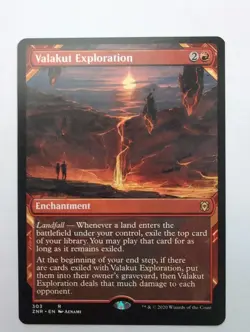 MTG Valakut Exploration (ZNR) Zendikar Rising (Showcase) Regular Rare 303 - Image 1