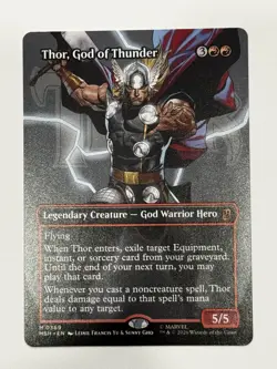 Thor, God of Thunder (Borderless) (0369) Marvel Super Heroes Regular - Image 1