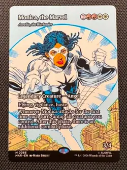 Monica, the Marvel - Aurelia, the Warleader (Borderless) Marvel Universe NM - Image 1