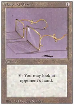 MTG Glasses of Urza, Revised Edition, Lightly Played, English - Image 1