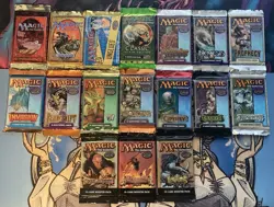 Magic The Gathering Sealed Draft Booster Packs: 4th Ed. (1995) - Scourge (2003) - Image 1