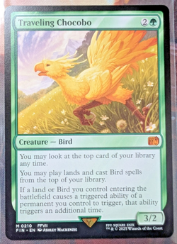 2025 MAGIC THE GATHERING FINAL FANTASY #0210 TRAVELING CHOCOBO - Image 1