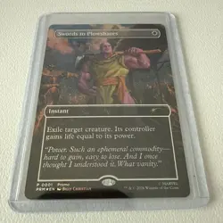 Swords to Plowshares (Borderless) (Magazine Insert) Media Promos Foil - Image 2