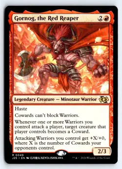 Gornog, the Red Reaper (Anime) 49 Foundations Jumpstart Magic: The Gathering NM - Image 1