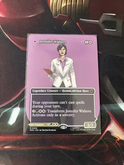 Mtg Jennifer Walters Borderless 0355 - Marvel Super Heroes + Bonus Foils - Image 1