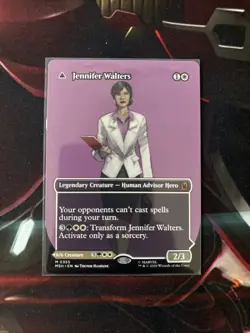 Mtg Jennifer Walters Borderless 0355 - Marvel Super Heroes + Bonus Foils - Image 2