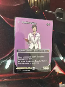 Mtg Jennifer Walters Borderless 0355 - Marvel Super Heroes + Bonus Foils - Image 3