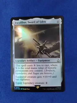 Excalibur, Sword of Eden Universes Beyond: Assassin's Creed Foil, Mint Condition - Image 1