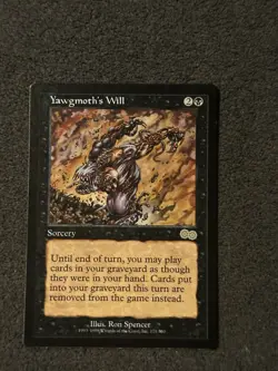 Wizards of the Coast Yawgmoth's Will Urza's Saga Rare 171/350 English 1998 - Image 1