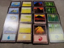 Full set Basic Land MTG Magic Portal Set Simplified Chinese Alternate Art NM/EX - Image 1