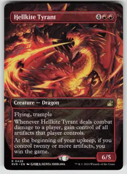 Hellkite Tyrant (Anime Borderless) 428 Ravnica Remastered NM - Image 1