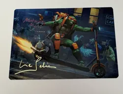 TMNT Michelangelo, On the Scene Art Foil Auto 49/54 (2026) - Image 1