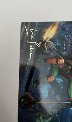 TMNT Michelangelo, On the Scene Art Foil Auto 49/54 (2026) - Image 3