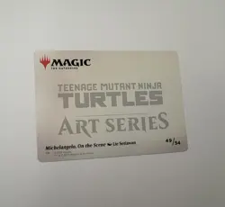 TMNT Michelangelo, On the Scene Art Foil Auto 49/54 (2026) - Image 5