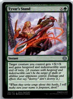 Tyvar's Stand U The List Reprints 190/271 NM - Image 1