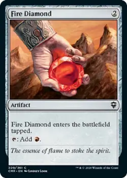 FIRE DIAMOND X4 MTG COMMANDER LEGENDS #309- NM/FREE Ship! Cheap! - Image 1