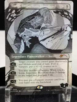 MTG Sorin Imperious Bloodlord BORDERLESS FOIL NM Secret Lair SLD #1244 Mythic - Image 1