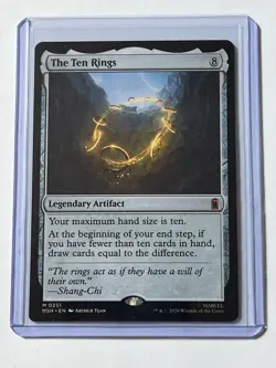 The Ten Rings 251 MTG Marvel Super Heroes 2026 Near Mint Non Foil Mythic Rare - Image 1