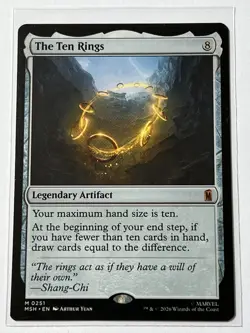 The Ten Rings 251 MTG Marvel Super Heroes 2026 Near Mint Non Foil Mythic Rare - Image 2