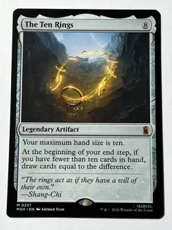 The Ten Rings 251 MTG Marvel Super Heroes 2026 Near Mint Non Foil Mythic Rare - Image 4